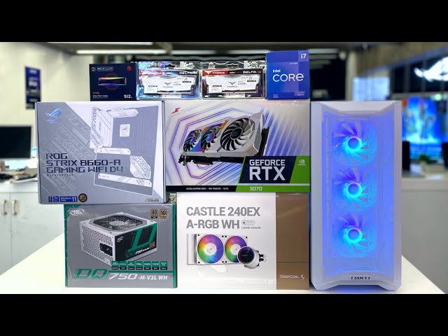 All WHITE Gaming PC Build with RTX 3070 in Kolkata | Clarion Computers