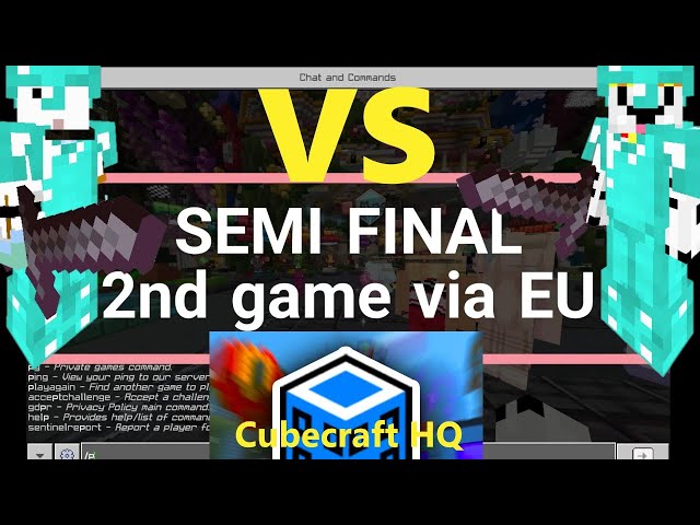 【EggWars Tournament  Semi Final #2】Cubecraft HQ's solo TottoOP bedrock minecraft PVP server game