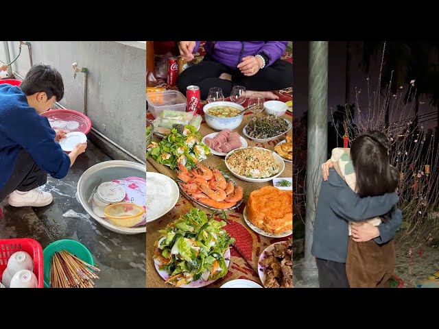 Mang rể Hàn về “rửa bát” cho mẹ 😝 Tạm biệt Việt Nam chúng mình về lại Hàn Quốc đây 🥺