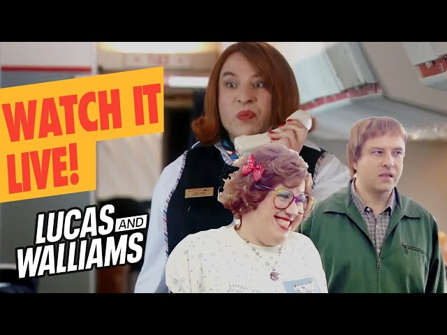 🔴 LIVE! Close This Airport! BEST of Come Fly With Me! | Lucas and Walliams
