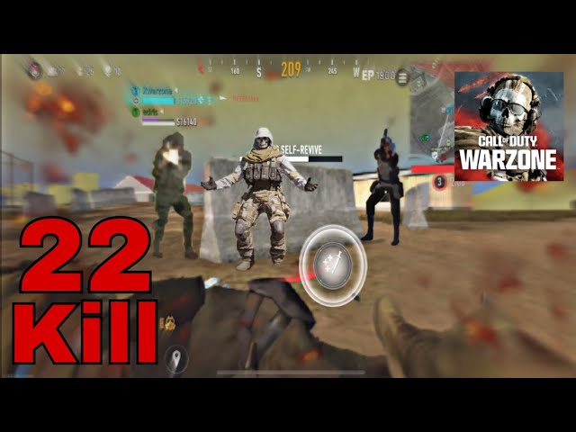 Poco X3 | Warzone Mobile 22 Kill | 5 Finger + Gyroscope Gameplay
