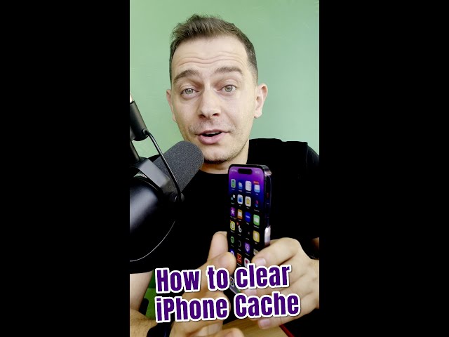 How to Clear Cache in iPhone 14 and speed up #shorts
