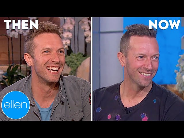 Then and Now: Chris Martin's First & Last Appearances on The Ellen Show