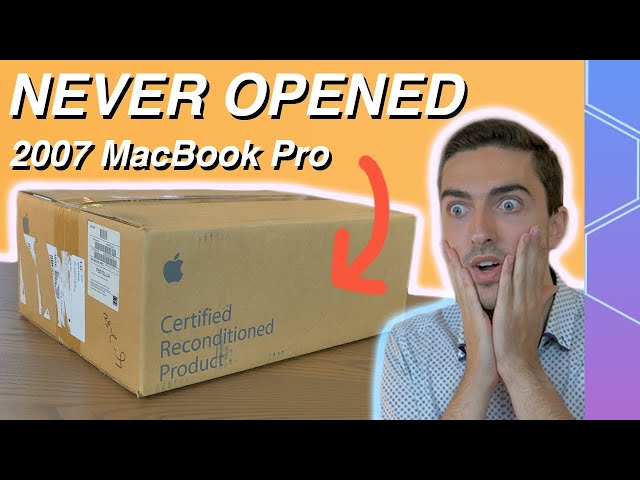 Unboxing a SEALED 17 inch MacBook Pro 13 years later!