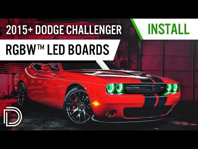 How to Install 2015+ Dodge Challenger RGBW™ DRL LED Boards | Diode Dynamics