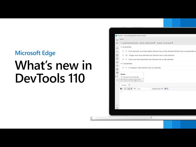 Microsoft Edge | What's New in DevTools 110