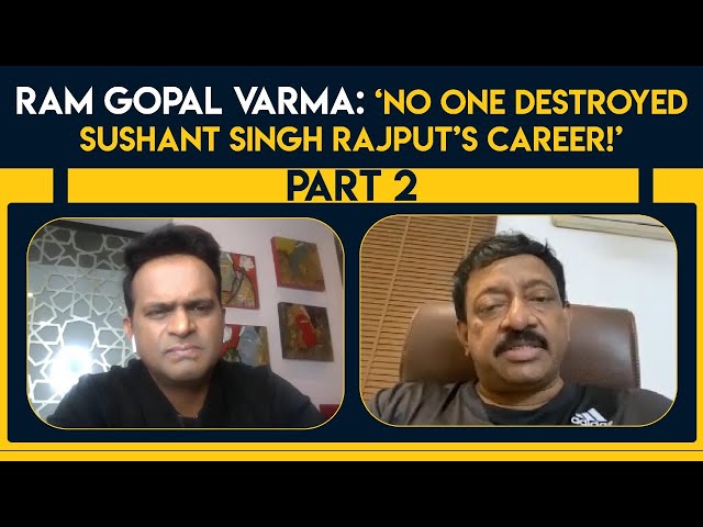 Ram Gopal Varma: ‘No one destroyed Sushant Singh Rajput’s Career!’