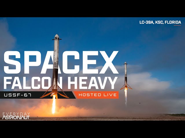 Watch SpaceX's Falcon Heavy Launch a Top Secret Satellite! #USSF67