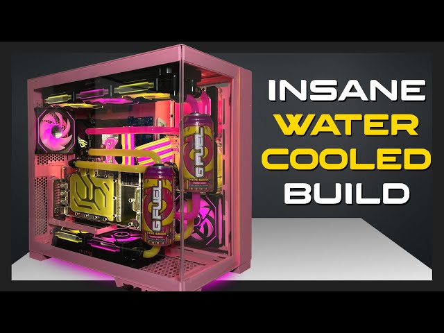 My First Custom Water Loop | Pink 011D EVO Build for GFuel