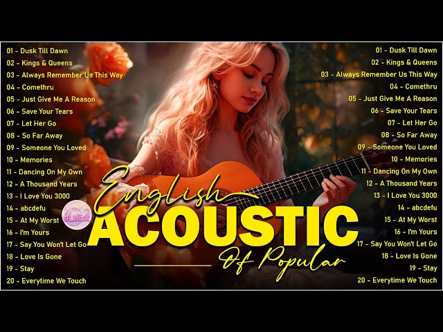 Popular Tiktok Cover Songs Lyrics Playlist 2024 ❤️ Acoustic  Cover Of Popular Songs Of All Time