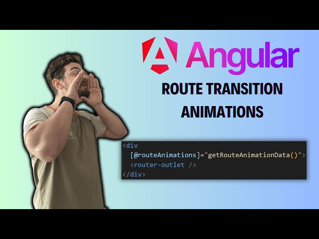 Angular Route Transition Animations