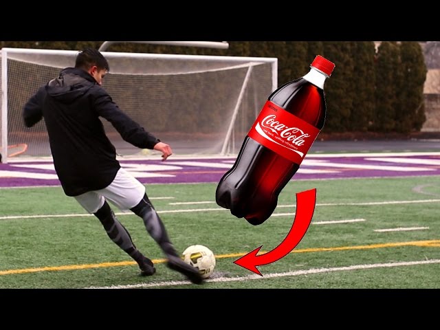 FILLING A BALL WITH COCA-COLA