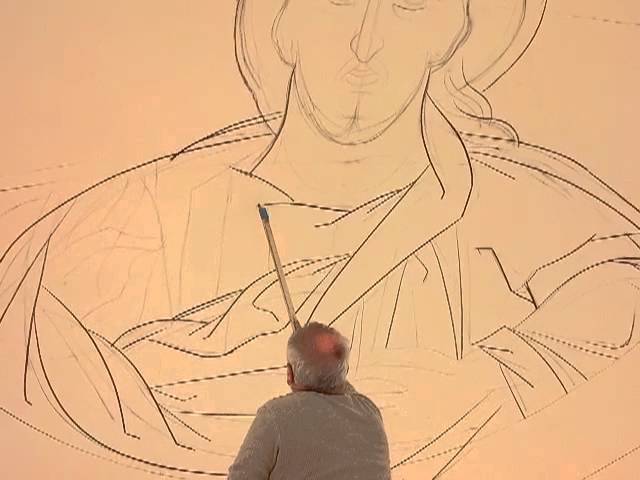Holy Trinity Iconography Update: Must See Video! Live Capture of Writing of the Pantokrator Icon