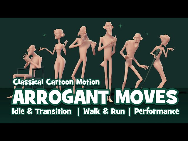 Arrogant Moves | Handkey Character Animations for iClone, Cartoon Animator, and ActorCore