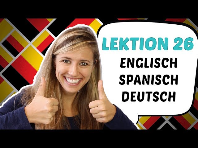 GERMAN LESSON 26: Learn the Top 10 LANGUAGES in German! 🇫🇷🇮🇹🇨🇳