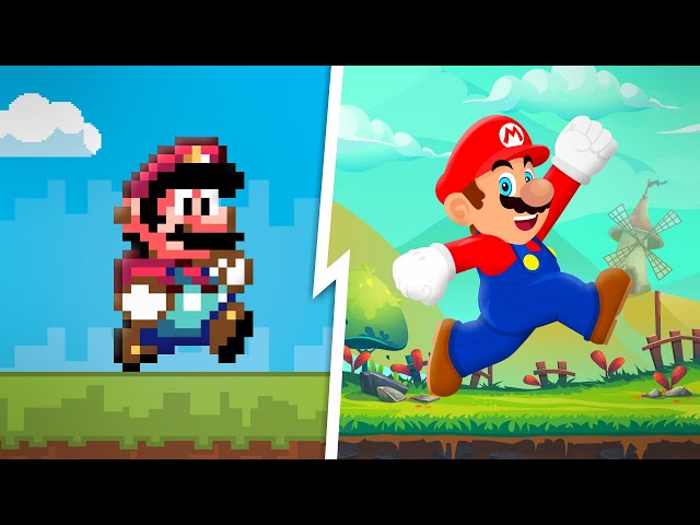 Mario’s Epic 3D Transformation | Evolution of Super Mario 2