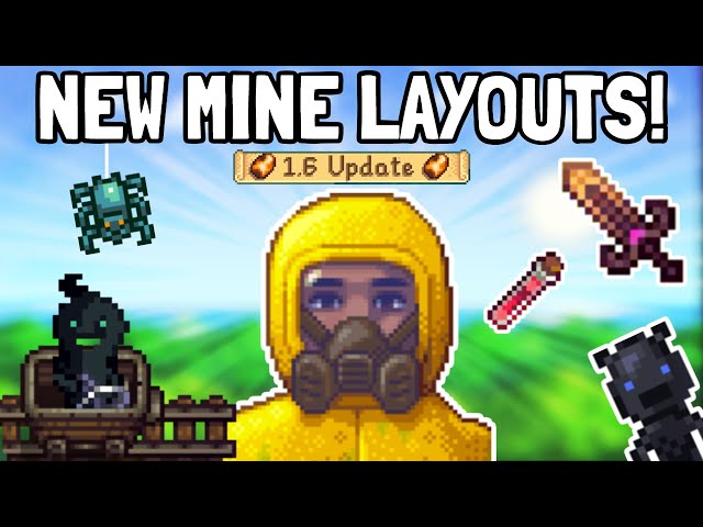 The New Mine Layout Variants in Stardew Valley 1.6!