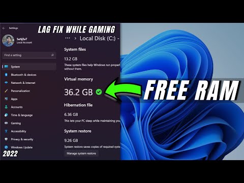 How to Increase 36GB RAM on PC & Laptop! | Increase Virtual Memory on Windows 11 for Gaming - 2022