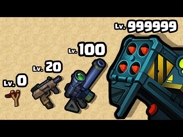 Can I evolve a slingshot to MAX LEVEL RPG WEAPON? - Guns Lab