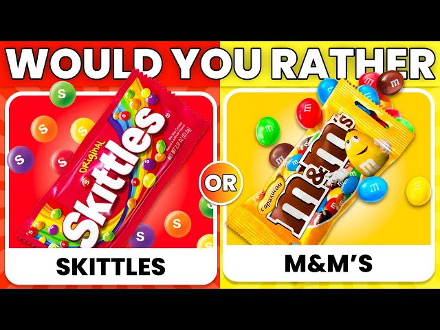 Would You Rather… Gold VS Red Food Edition...! 🍟🍓