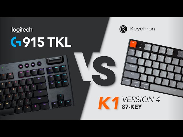 Keychron K1 V4 (Low Profile) - 90% the Keyboard of the G915 TKL, for 33% the Cost