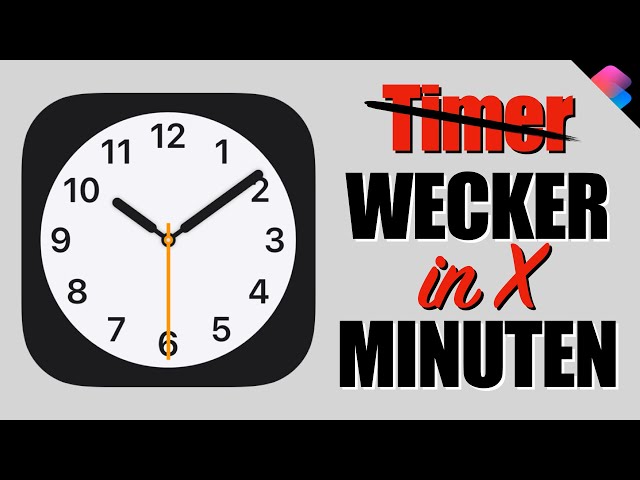 Schnell und einfach: iPhone Shortcut für Wecker in X Minuten