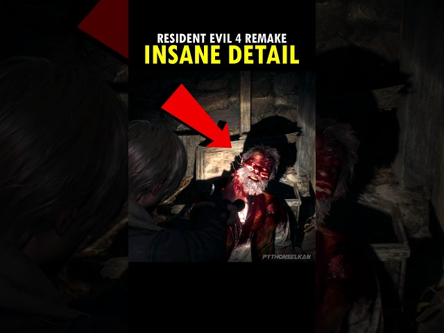 Resident Evil 4 INSANE Detail 😳 #residentevil4remake