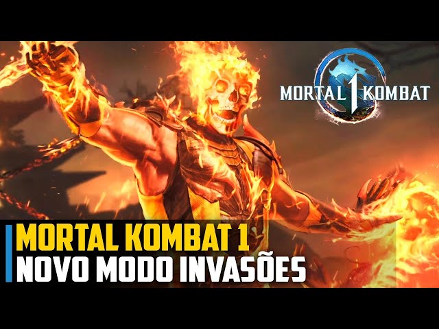 Mortal Kombat 1 novo modo INVASÕES gameplay EXCLUSIVO
