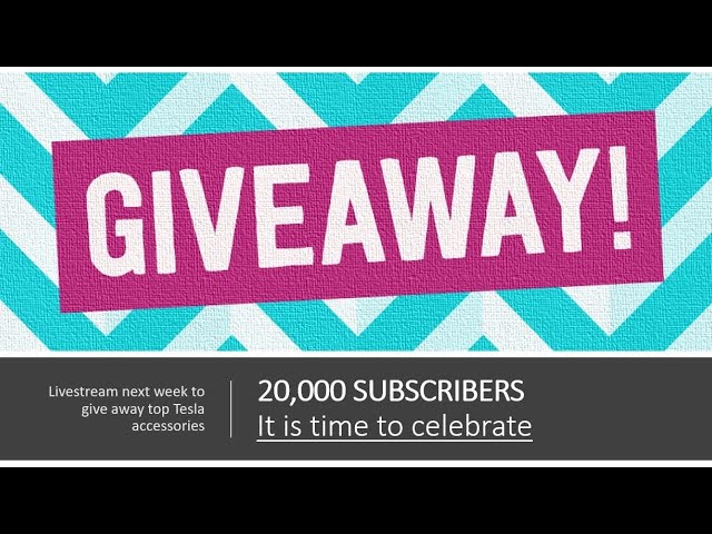 20k Subscribers Celebration and Giveaway