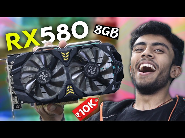Cheapest 8GB Graphic Card For Extreme Gaming! 🤩 AMD RX 580 PERFECT GPU ⚡️ Normal PC into Gaming PC