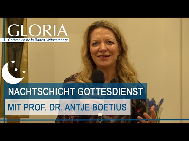 Nachtschicht-Gloria aus der Andreaskirche Obertürkheim mit Antje Boetius
