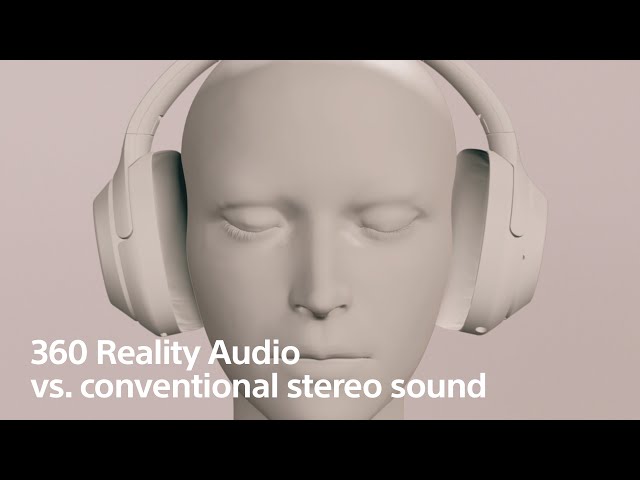 360 Reality Audio vs. conventional stereo audio​