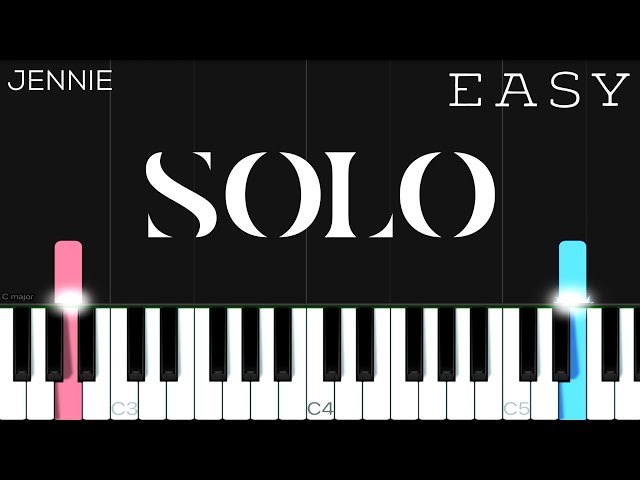 JENNIE - SOLO | EASY Piano Tutorial