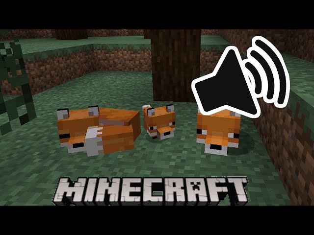 WHAT DOES THE FOX SAY but every line of the song is a Minecraft SOUND