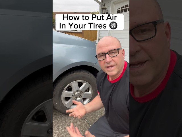 How to Put Air in Your Tires #shorts