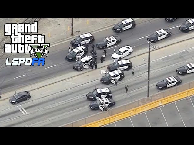 GTA 5 - REAL COPS MOD!! UNBELIEVABLE POLICE CHASE Ep. #198 Biggest GTA 5 Stars Police Chase EVER!