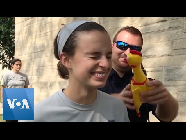 Police Academy Recruits Must Try Not to Laugh to Pass the "Chicken Test" | VOANews