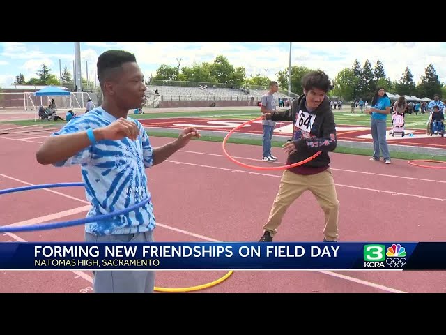 Annual field day Natomas high school students and special education students