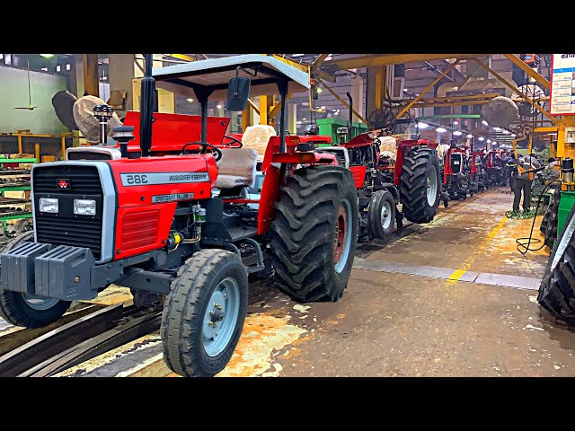 Massey Ferguson Tractor 385 Production Factory 60 years old | SkilledHands-10