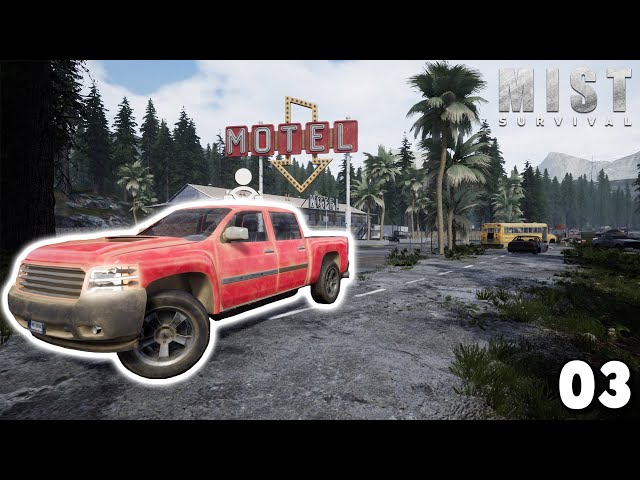 Mist Survival - Exploring the motel and got a new Car - Part 3