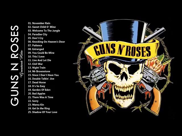 Best Songs of Guns N Roses - Gun N Roses Greatest Hits Full Album (No ADS) HD/HQ