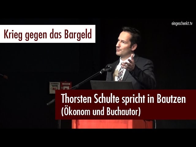 „Krieg gegen das Bargeld“ - Thorsten Schulte (Der Silberjunge) spricht in Bautzen (12.12.2016)