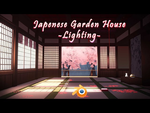 Making an Anime-Garden-House in Blender Part #1 - Lighting & Windows