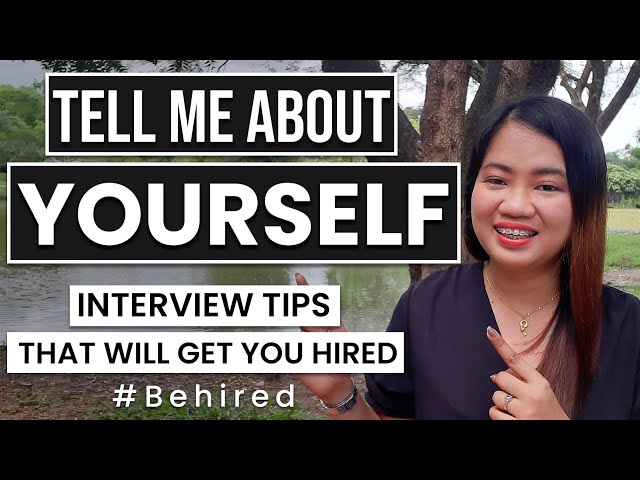 How to answer "Tell me about yourself." | Charlene's TV career guide|