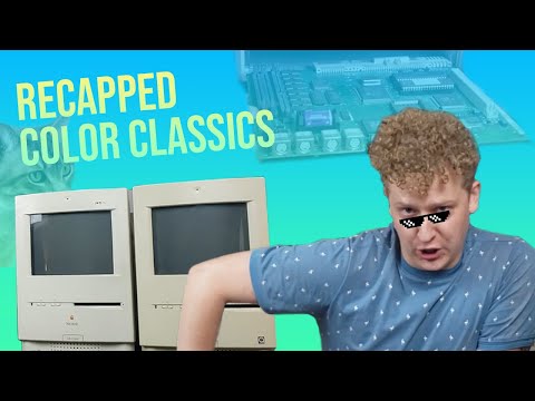 Recapped Apple Macintosh Color Classic Testing | Ft. Branchus Creations
