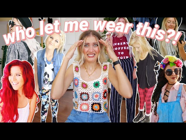 ruthlessly ranking my old outfits! (my style evolution)