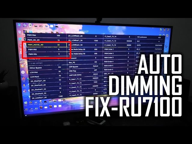 How to Fix Auto Dimming on Samsung RU7100 TV