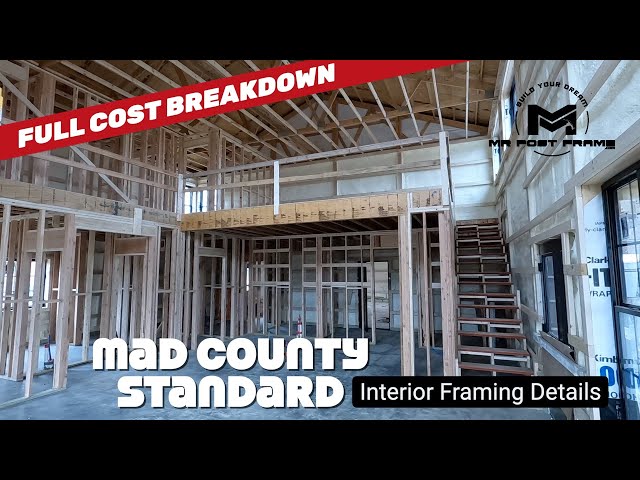 Barndominium Interior Framing Details | Cost Breakdown | MAD County Standard | Ep 18