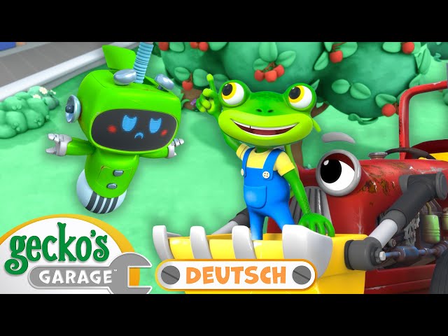 Grüni rettet den Baum | 60-minütige Zusammenstellung｜Geckos Garage Deutsch｜LKW für Kinder 🛠️