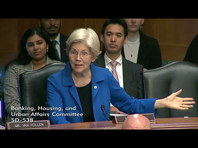 At Hearing, Warren Calls Out Federal Home Loan Banks’ Failures to Meet Affordable Housing Mission